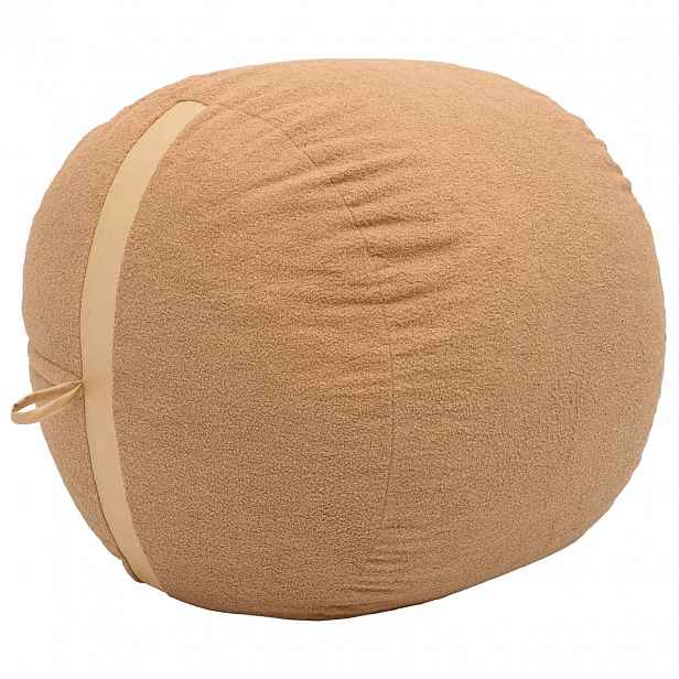 vidaXL Bean bag křeslo Béžová 95 x 93 x 71 cm Sherpa
