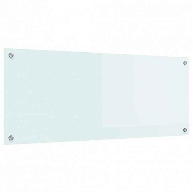 vidaXL Kuchyňský obklad Mléko 100 x 40 cm tvrzené sklo