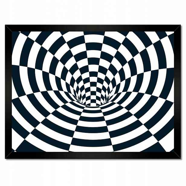 Plakáty v rámu 40x30 Abstrackja černobílá