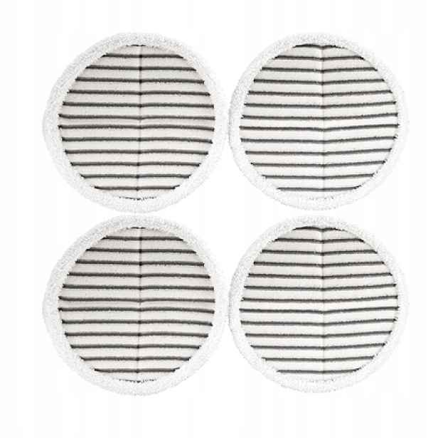 Bissell SpinWave Pads 4 x Scrubby Bílá