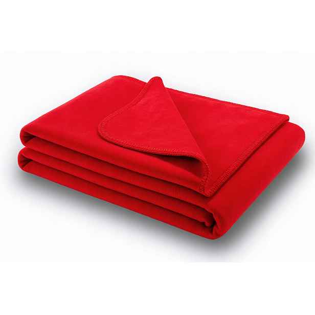 Deka Moca Design softline 130x180 Červená