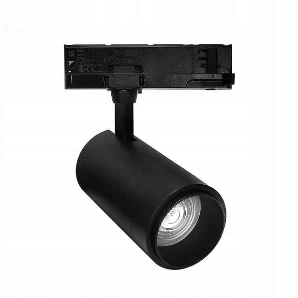 Kolejnicový reflektor Zoom Track System DD-04 10W-30W 3000K Černý 3-fázový
