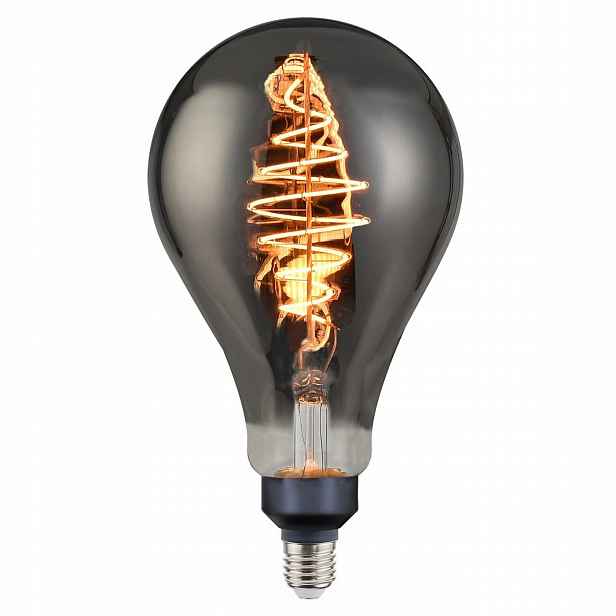 Led Deco E27 200lm teplá bílá 1800K 8.5W kouřová skleněná Nordlux 16 cm