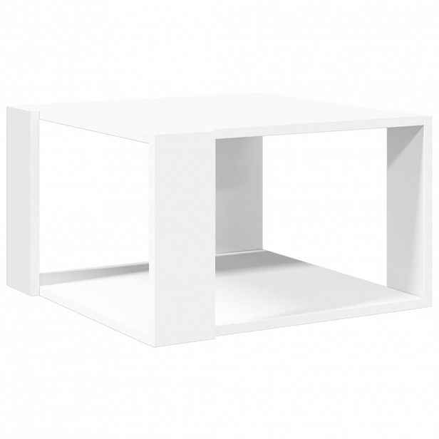 vidaXL Konferenční stolek bílý 51,5 x 51,5 x 30 cm, z umělého dřeva