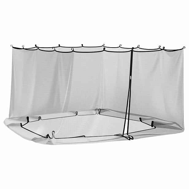 vidaXL Moskytiéra pro altán 220 mesh Černá 4,5 x 3 x 2 m Polyester