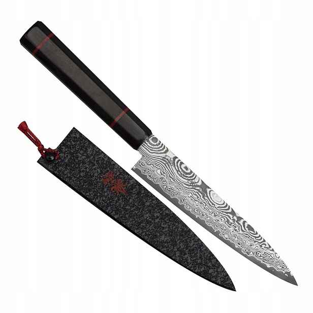 Kanetsune Namishibuki SG-2 Japonský Nůž Univerzální chránič Saya 13,5 cm