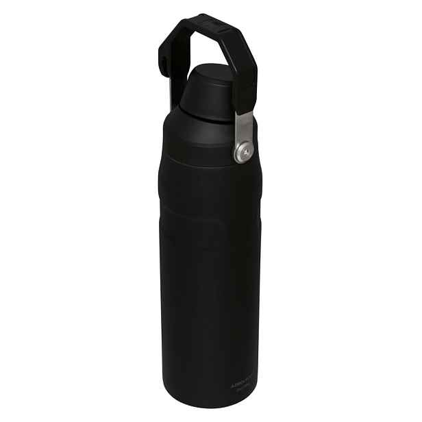 Černá termoláhev z nerezové oceli 700 ml IceFlow™ Bottle Fast Flow Black – Stanley