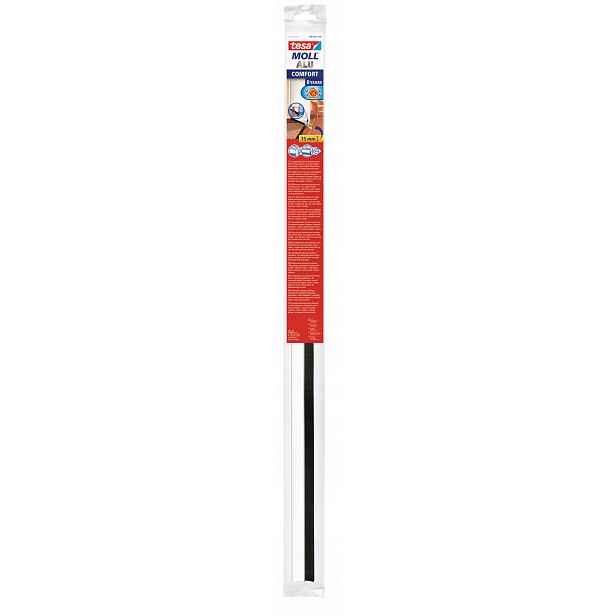 Tesa samolepicí kartáčové těsnění pro dveřní lištu, bílé, 1 m x 40 mm