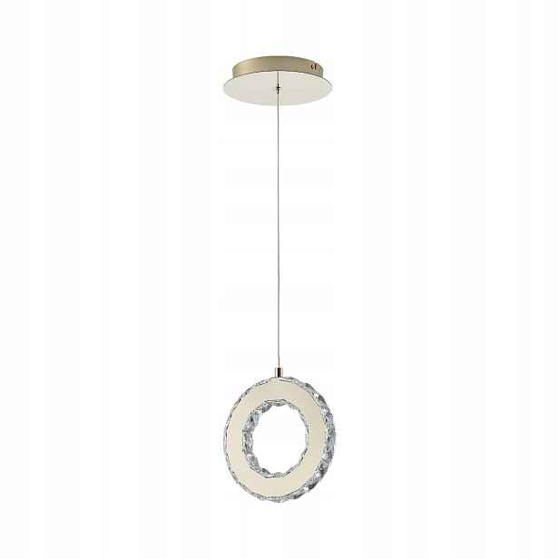 Závěsná lampa Girona zlatá Led 10W, 3000K, nastavitelná, IP20, Zuma Line