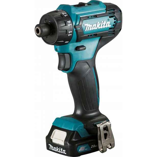 akumulátorový aku šroubovák s vrtáním 12V Makita [DF033DSAE] Li-Ion, 2x2,0Ah
