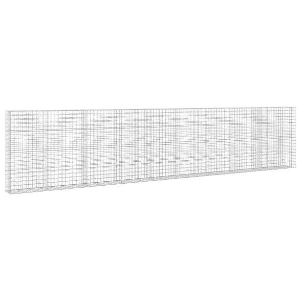 vidaXL Gabion s drátem 5 mm a síťkou 10x10 cm 950x50x200 cm