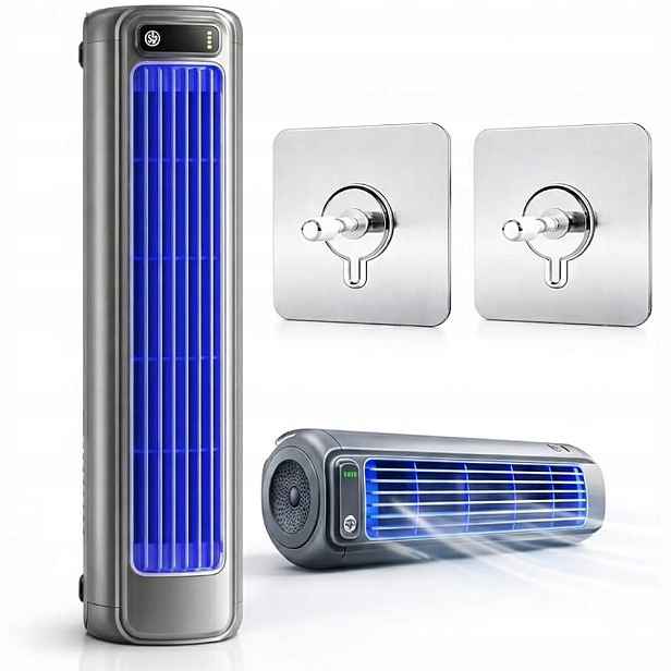 Ventilátor Stolní Klimatizace Nástěnný Věžový Větráček Tichý 3 Rychlosti