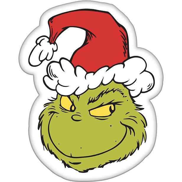 Fleecový dětský polštářek 29x36 cm Grinch – Jerry Fabrics