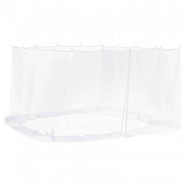 vidaXL Moskytiéra pro altán 220 mesh Bílá 3,6 x 3,6 x 2 cm Polyester