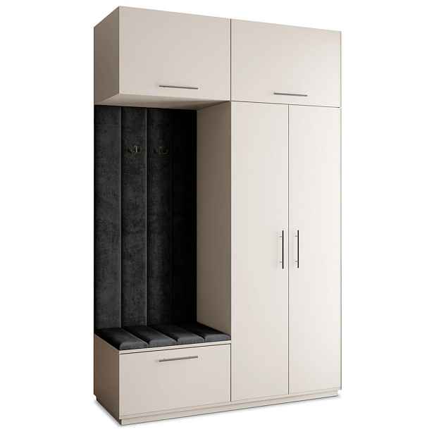 MASSENO MODERNÍ PŘEDSÍŇOVÁ SKŘÍŇ REMA, 150/240/60 cm, kašmírová