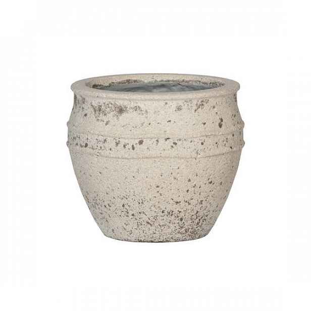 Athena, křídově bílá, více velkostí - Pottery Pots Rozměry: S: ⌀ 28,5 x 24 cm