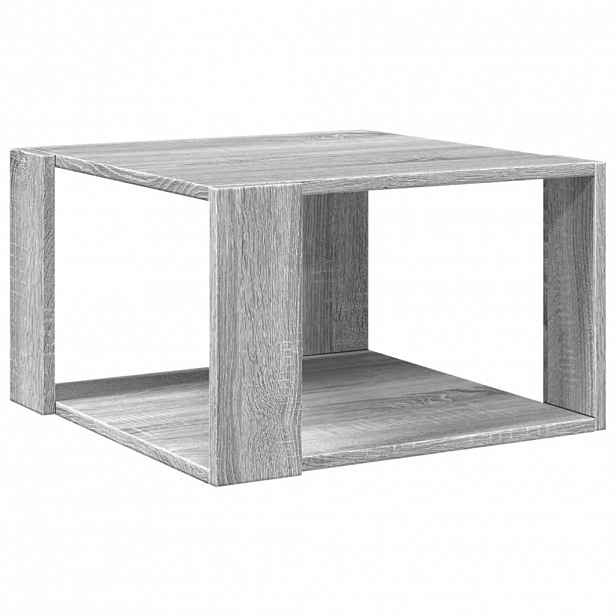 vidaXL Konferenční stolek šedý sonoma 51,5x51,5x30 cm kompozitní dřevo