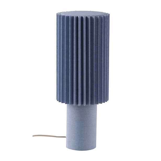 Modrá lněná stolní lampa (výška 45 cm) Harriet – Jotex