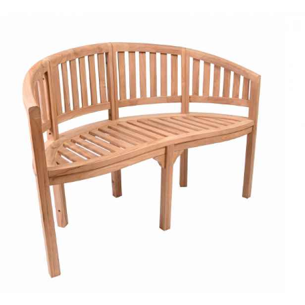 Zahradní teaková lavice, 2místná, ošetřené, 120 cm
