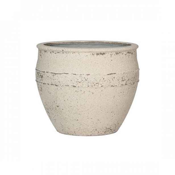 Athena, křídově bílá, více velkostí - Pottery Pots Rozměry: L: ⌀ 53,5 x 45 cm