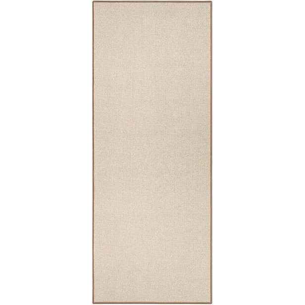 Bt Carpet Moderní koberec běhoun Bouclé béžový 67x400 cm Protiskluzový