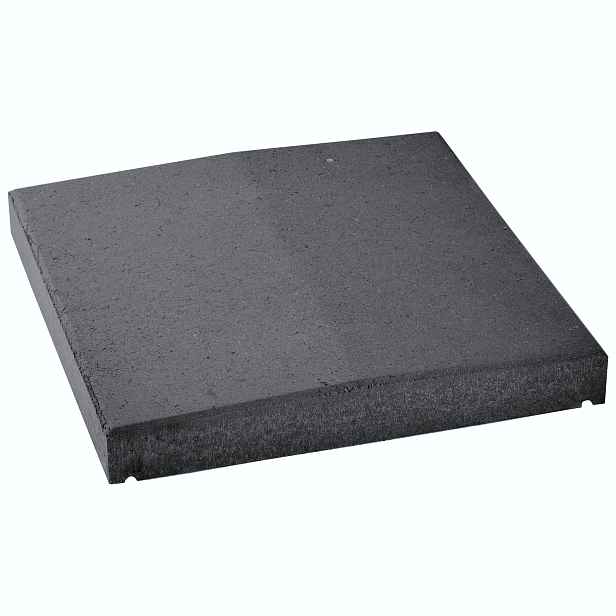 Deska zákrytová BEST V sedlová pro sloupky antracit 500×500×70 mm
