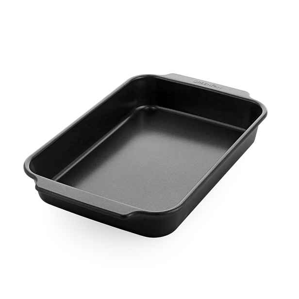 GreenPan Hluboký plech na pečení s nepřilnavým povrchem, Bistro, 33 × 23 cm, černá CC007772-001