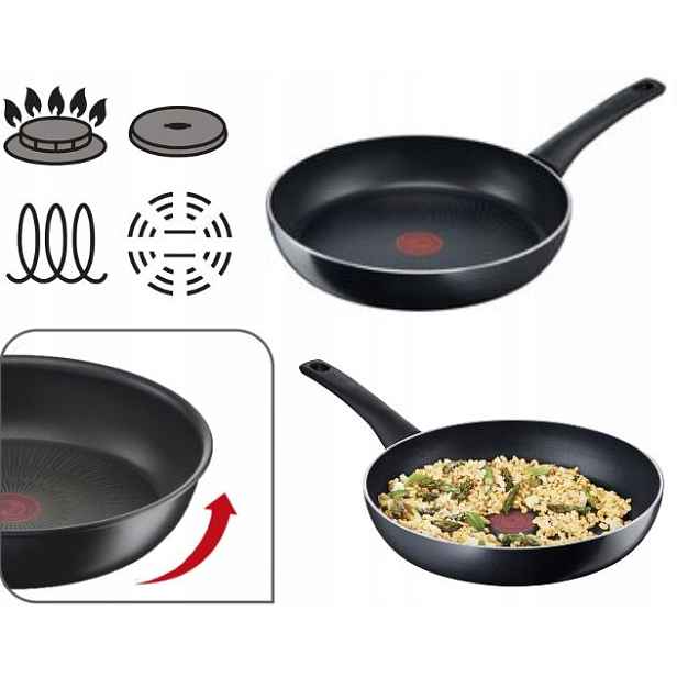 Tradiční pánev Tefal Generous Cook 24 cm nepřilnavá (nepřilnavá)