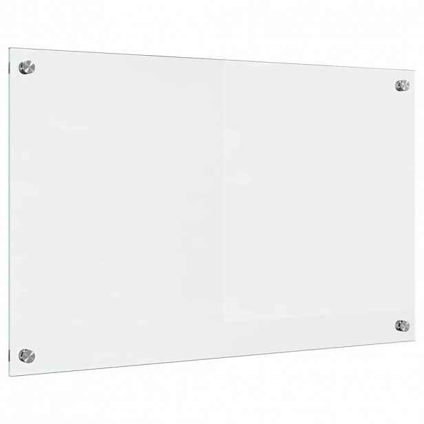 vidaXL Kuchyňský obklad Transparentní 80 x 50 cm tvrzené sklo