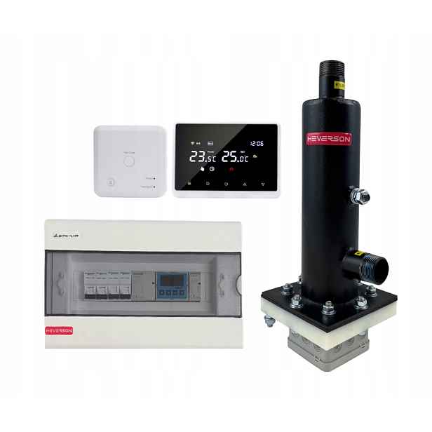 Elektrodový kotel Heverson 12 kW – Bezdrátový termostat, Jednofunkční
