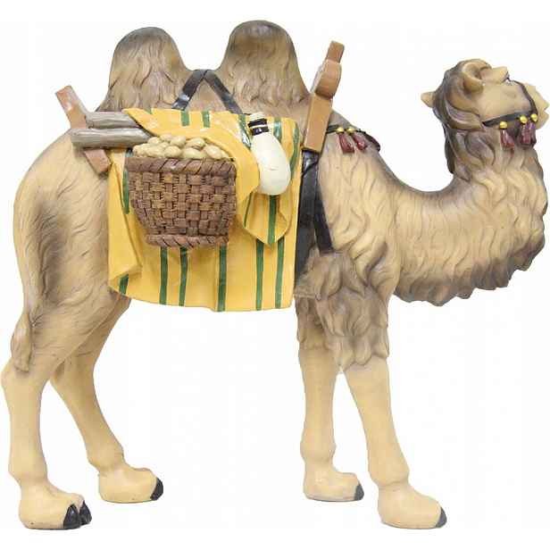 Figurka do betlému Velbloud Se Zavazadlem – výška 18,2 cm pro figurky o výšce 17 cm