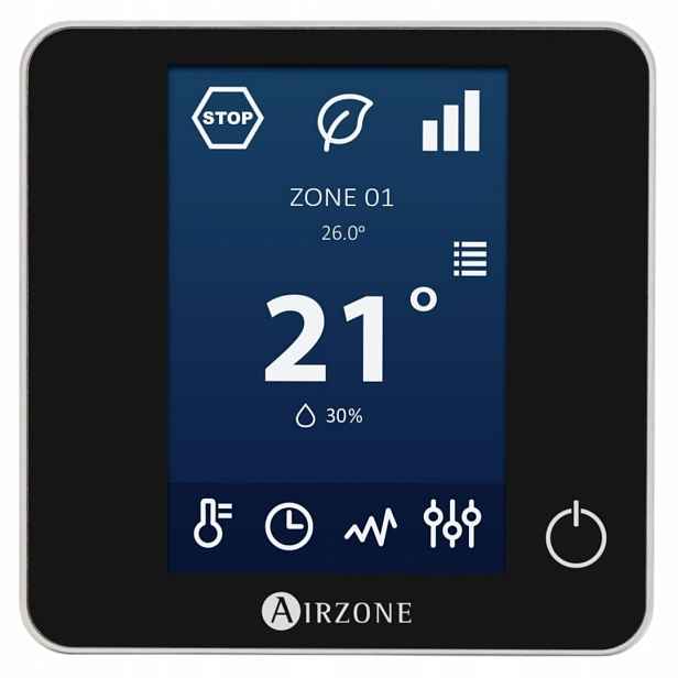 Termostat Airzone Blueface Zero Cable czarny
