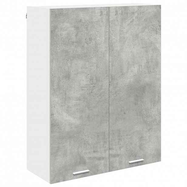 vidaXL Závěsná skříňka Betonově šedá 80 x 31 x 100 cm Kompozitní dřevo