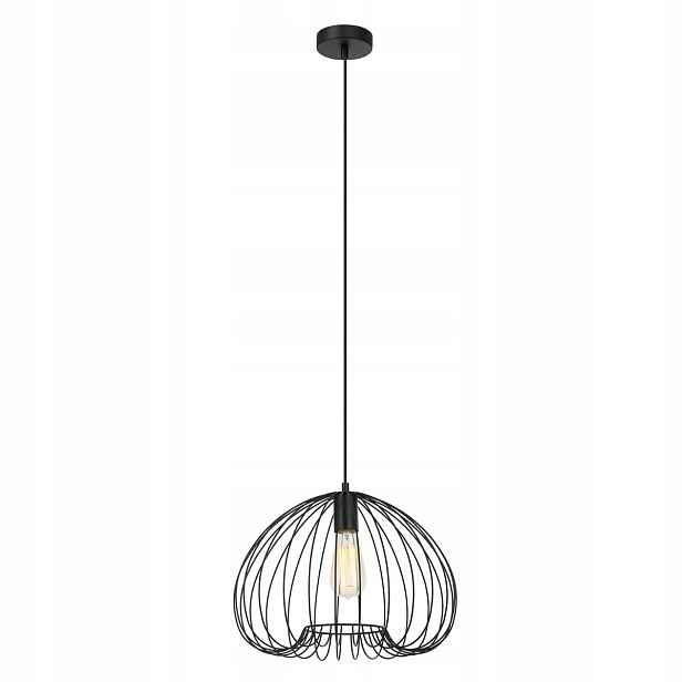 Závěsná lampa Italux Meddi Led moderní černá