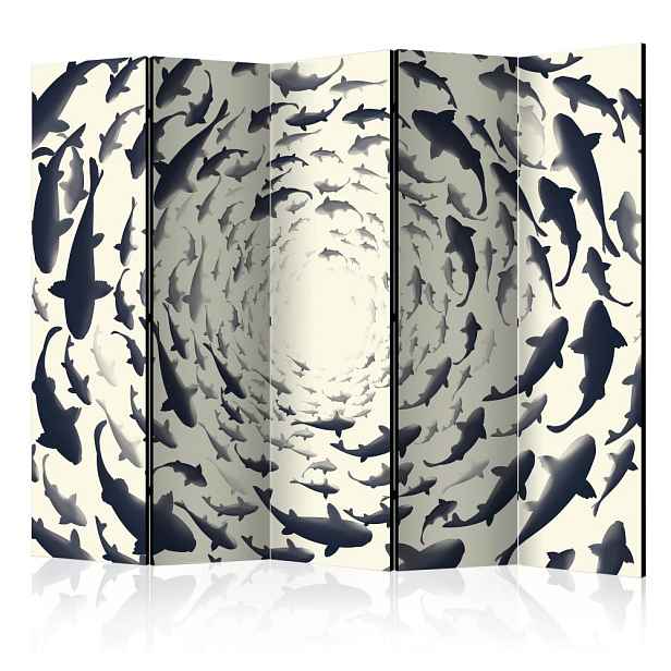 Paraván Fish Swirl Dekorhome