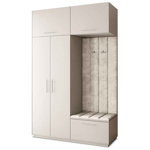 MASSENO MODERNÍ PŘEDSÍŇOVÁ SKŘÍŇ REMA, 150/240/60 cm, kašmírová