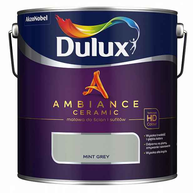 Ambiance Ceramic Industrial Mátově Šedá 2,5L Dulux