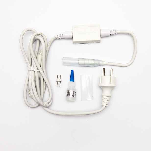 Easy Fix startovací sada AC/DC pro světelné hadice, bílý, IP67, 480 W