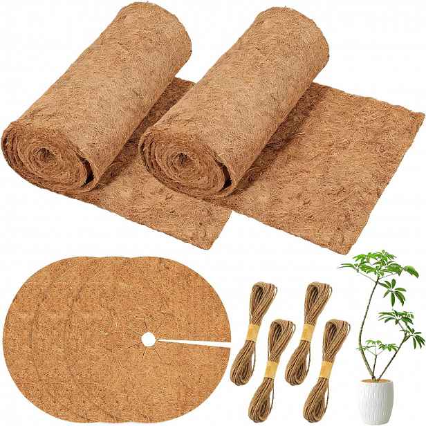 Kokosové Podložky Pro Rostliny – 5 Kroužků 30 CM 2 Rolky 100 X 30 CM, Ochrana