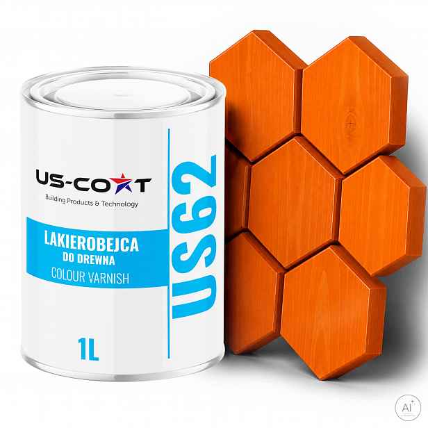 Lak na dřevo 3v1 Extra Lazura Oranžový Polomat 1L Ochranný Uv