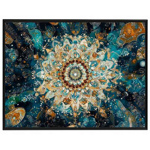 Plakát Rámeček Hliníkový Grafika Mandala Harmonie Meditace Zen Boho 80x60