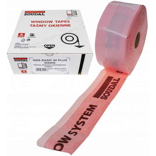Soudal 90/30 mb vnitřní páska s plným lepidlem na okna
