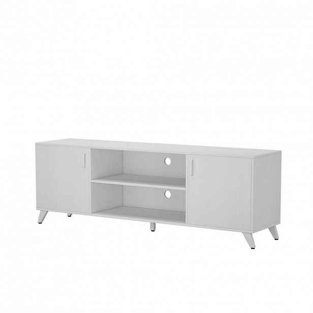 Vicco NÍZKÁ DESKA Maceio Bílá 160 x 54.5 cm se 2 dveřmi