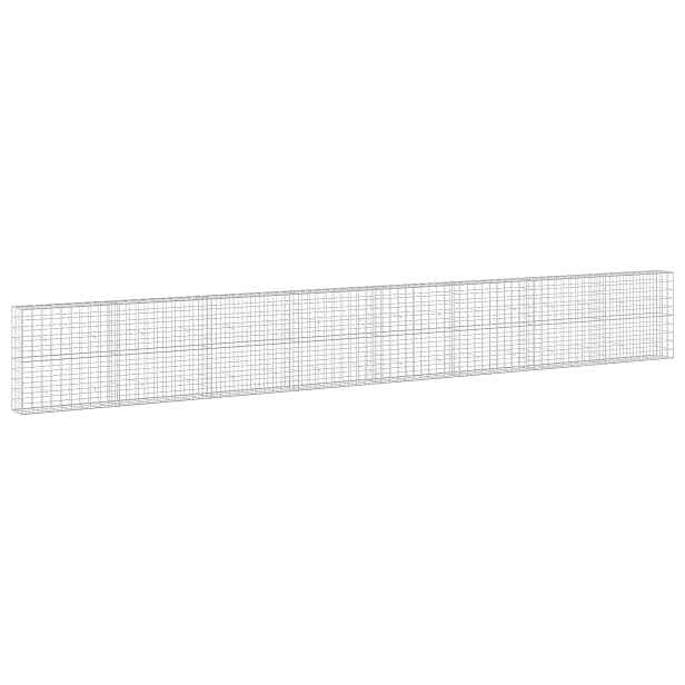 vidaXL Gabion s drátem 5 mm a síťkou 10x10 cm 800x30x100 cm