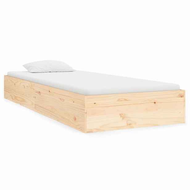vidaXL Rám postele masivní dřevo 90 x 190 cm Single