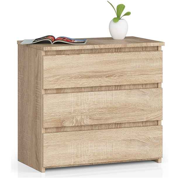 Ak furniture Komoda CL3 60 cm dub sonoma