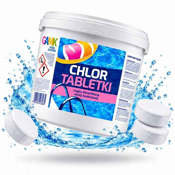 Chemie Do Bazénu Chlor 3KG Tablety 200G 15KS Pevná Dezinfekce Vody