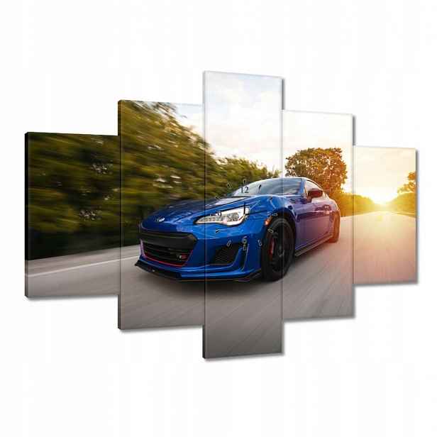Hodiny 150x105 Automobilový průmysl Modré Auto
