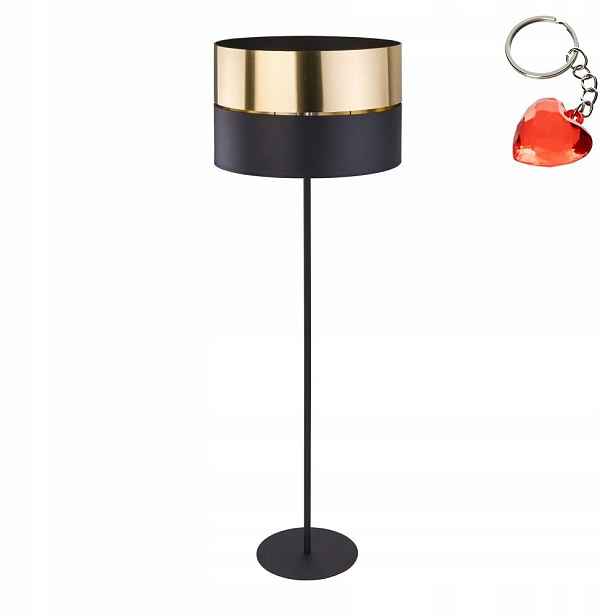 Stojací lampa Hilton Black/gold 5465 Tk Lighting