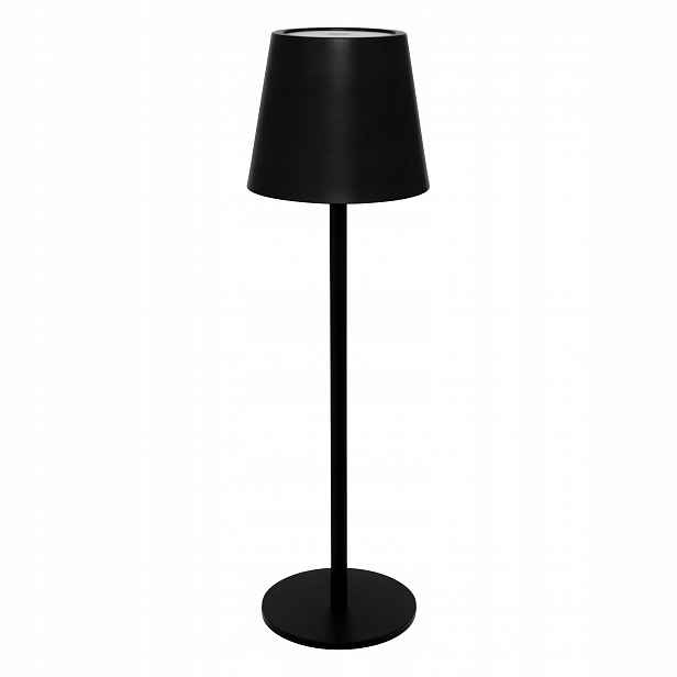Venkovní Lampa Na Zahradu Terasa Bezdrátová Na Usb 37 cm Černá Kovová